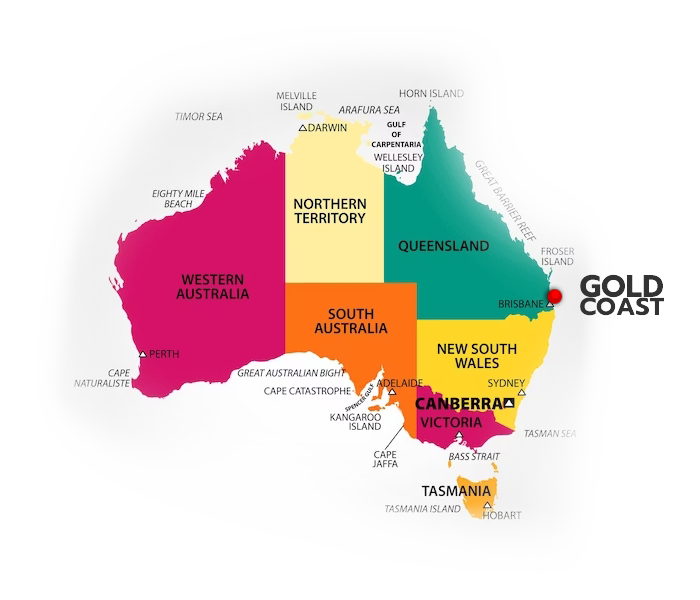 Australia map